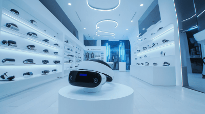 Futuristic Tech Store