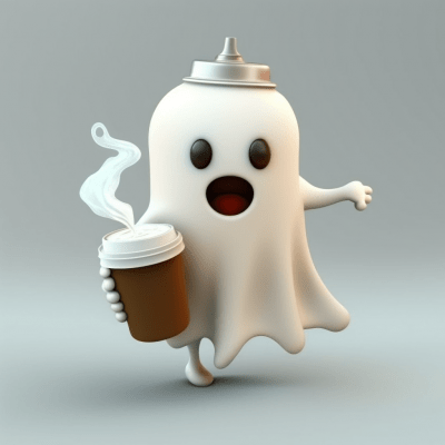 Cute Cartoon Ghost