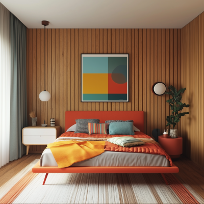 Midcentury Modern Teen Bedroom