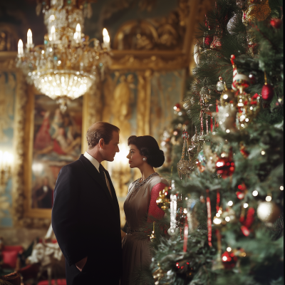 Elizabeth and Philip at Windsor Castle