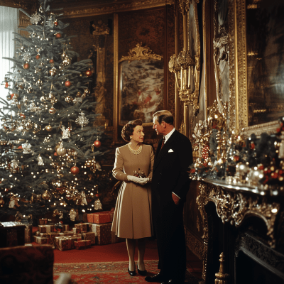 Elizabeth and Philip at Windsor Castle