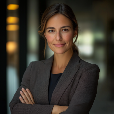 Smiling Female Investor