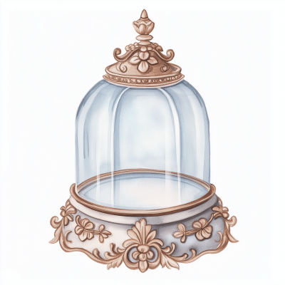 Beautiful Glass Bell Jar