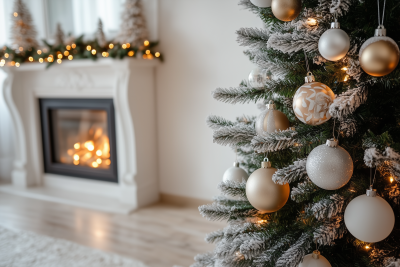 Cozy Christmas Living Room