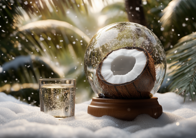 Coconut Snow Globe