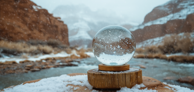 Desert Snow Globe