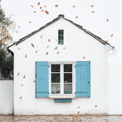 Stormy Day in France