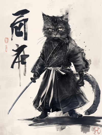 Cat Samurai