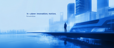 Blue Gradient Background with Text