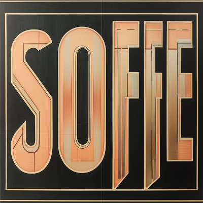 Soffe Art Deco Poster