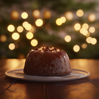 Festive Plum Pudding