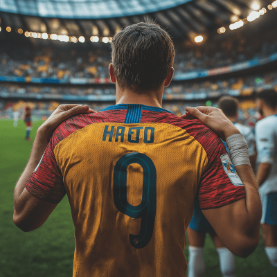 Hands Holding Football