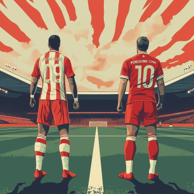 Retro Premier League Match Poster