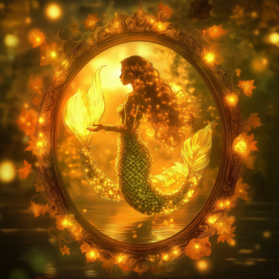 Mystic Mermaid in the Night