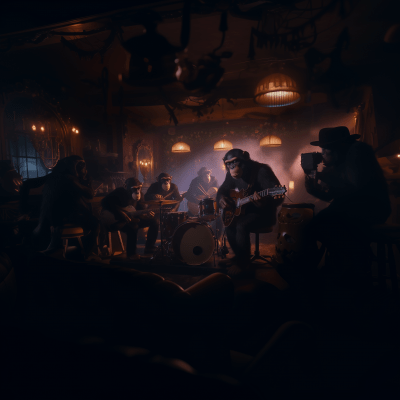 Chimp Jazz Band Performance