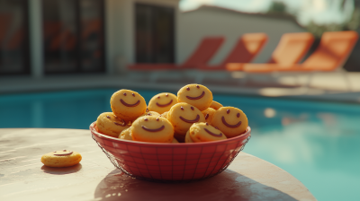 Colorful Smiley Cookies