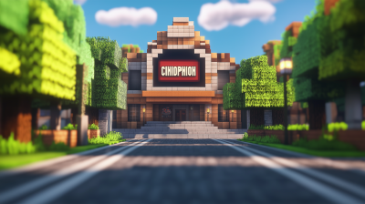 Minecraft Movie Theatre