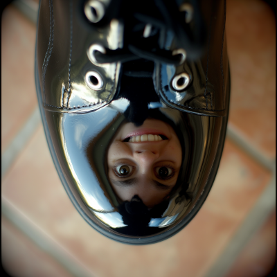 Funny Reflection in Shoe