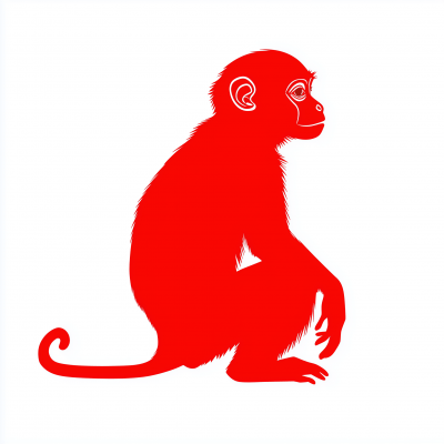 Golden Monkey Silhouette