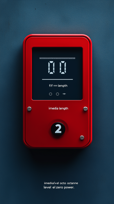 Modern Analog Electricity Meter App Screen