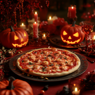 Halloween Themed Pizza