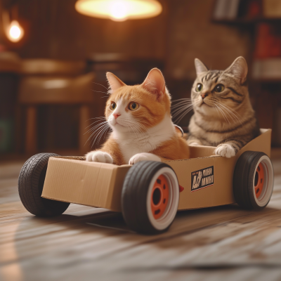 Cat Race Car