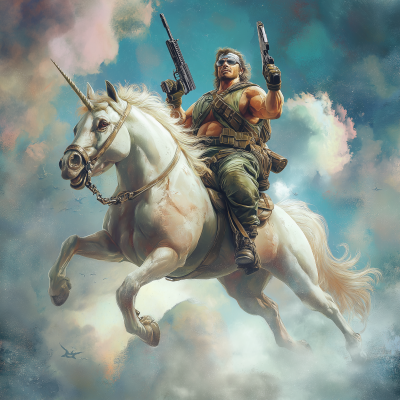 Rambo on a Unicorn