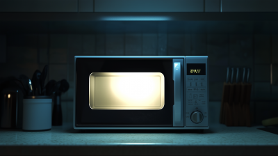 Closed Microwave at Night