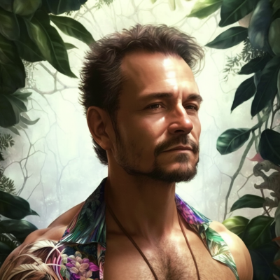 Epic Scene in the Garden of Eden