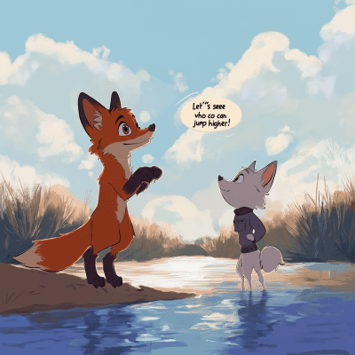 Confident Romy the Fox