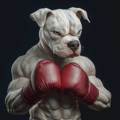 Muscular Boxer Dog