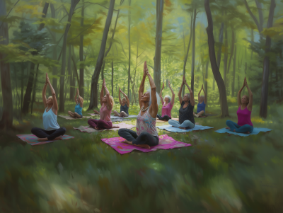 Yoga in the Forest