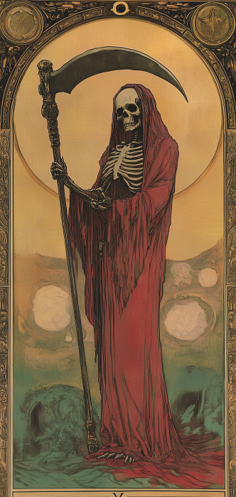 Grim Reaper Tarot Card