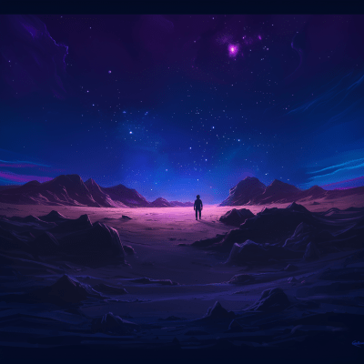 Serene Space Background