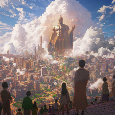 God Descending to Earth