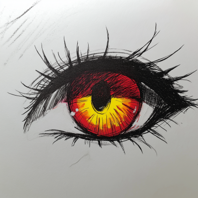 Anime Eye Illustration