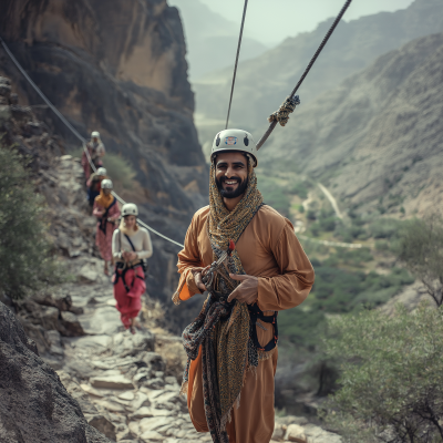 Ziplining Adventure in Aseer Mountains