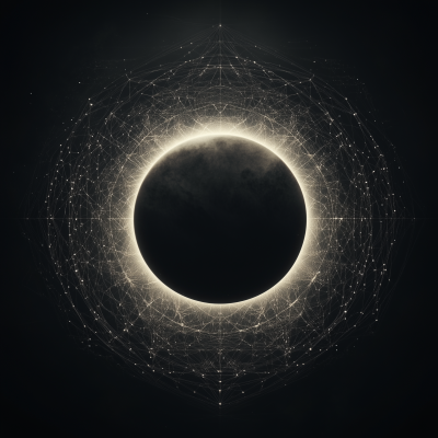 Annular Solar Eclipse with Sacred Geometry