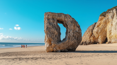 Giant Rock Letter D