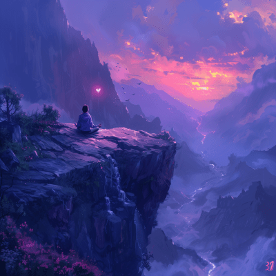 Meditation on the Cliff