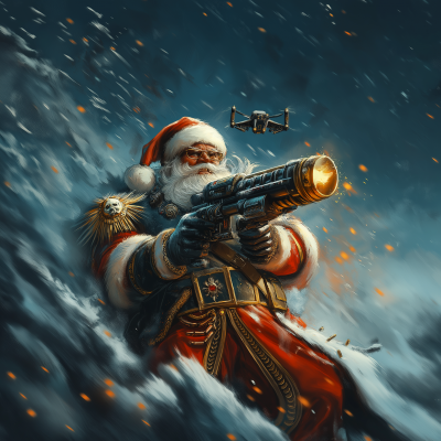 Brutal Military Santa