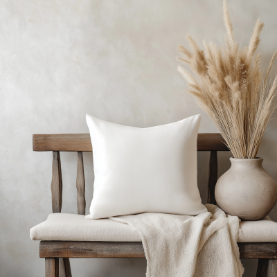 Bohemian Decorative Pillow Mockup