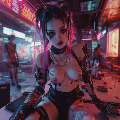 Cyberpunk Nightclub Vibes