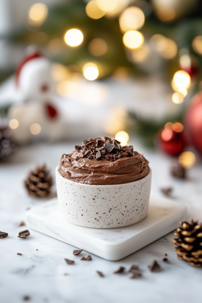 Elegant Dark Chocolate Mousse