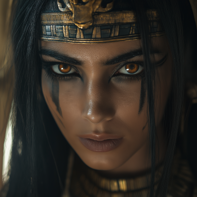 Egyptian Sorceress in Tomb