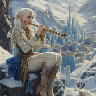 Snow Elf Musician