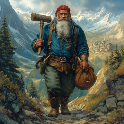 Dwarven Blacksmith Adventurer