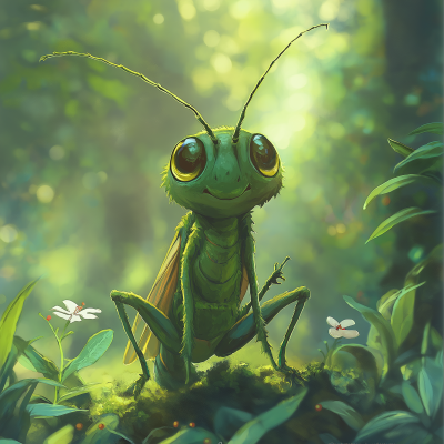 Enchanted Grasshopper