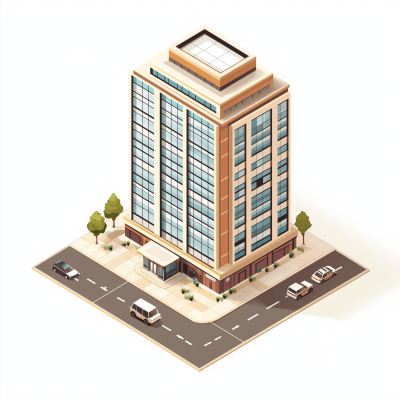 Isometric Office Center