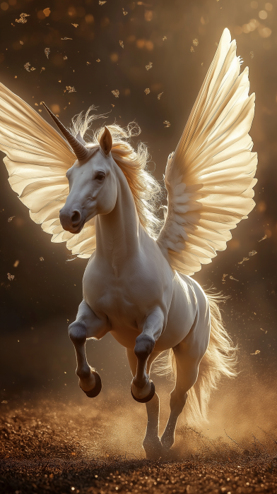 Dynamic Winged Unicorn